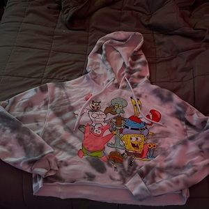 SpongeBob Crop top hoodie, it’s very soft! Worn a couple times, but fresh!